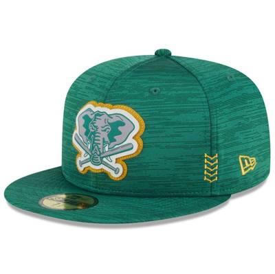 New Era Green Oakland Athletics 2024 Clubhouse 59fifty Fitted Hat