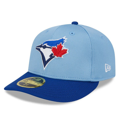 New Era Light Blue Toronto Blue Jays 2024 Batting Practice Low Profile 59fifty Fitted Hat
