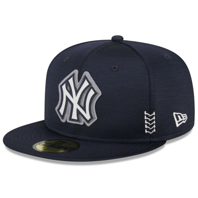 New Era Navy New York Yankees 2024 Clubhouse 59fifty Fitted Hat