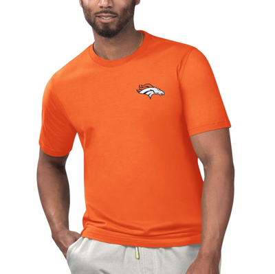 Margaritaville Orange Denver Broncos Licensed To Chill T-shirt