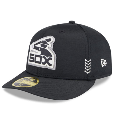 New Era Black Chicago White Sox 2024 Clubhouse Low Profile 59fifty Fitted Hat