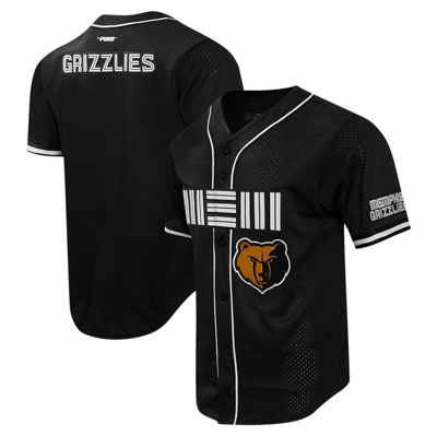 Pro Standard Men's  Black Memphis Grizzlies 2023/24 City Edition Mesh Baseball Jersey