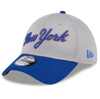 NEW ERA NEW ERA  GRAY NEW YORK METS 2024 BATTING PRACTICE 39THIRTY FLEX HAT