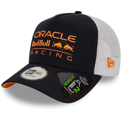 New Era Navy Red Bull Racing Team E-frame Trucker Adjustable Hat