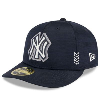 New Era Navy New York Yankees 2024 Clubhouse Low Profile 59fifty Fitted Hat