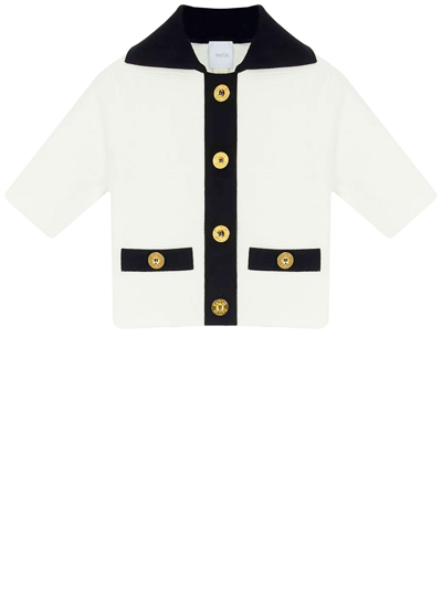 Patou 3d Knit Jacket In White