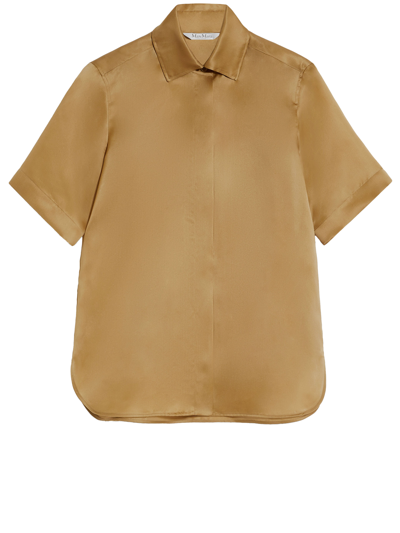 Max Mara Acanto Shirt In Camel