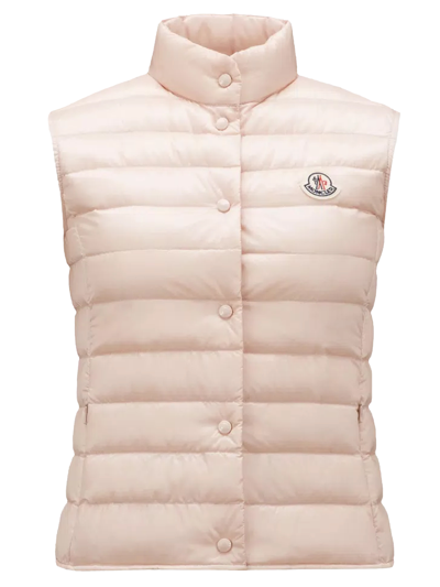 Moncler Liane尼龙羽绒马甲 In Pink