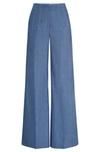 HUGO BOSS RELAXED-FIT TROUSERS IN LINEN, COTTON AND STRETCH