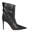 Alexandre Vauthier Pointed Ankle Boots In Black