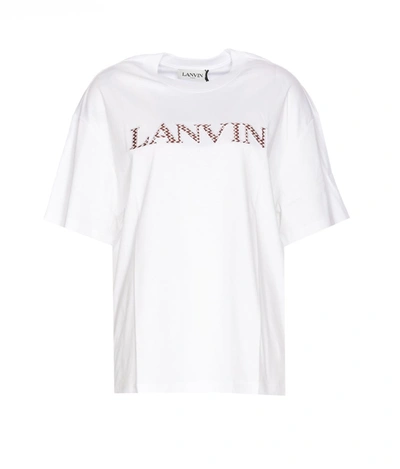 Lanvin Curb T-shirt In White