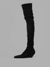 RICK OWENS RICK OWENS WOMEN'S BLACK SOCKS BOOTS