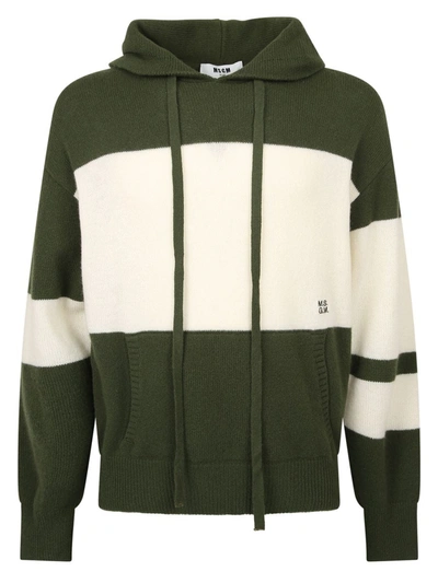 Msgm Relaxed Fit Sweatshirt In Green