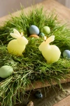 Terrain Bunny Candles, Set Of 2 In Green