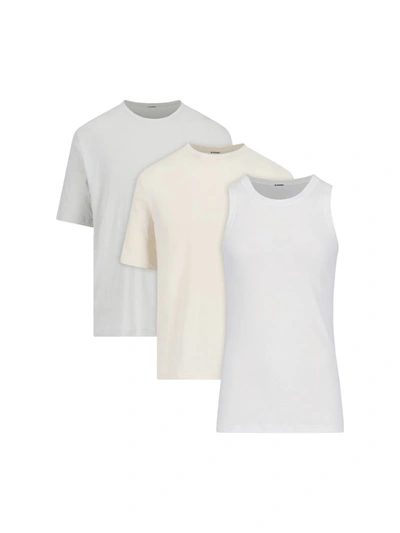 Jil Sander Kit T-shirts Ss In White