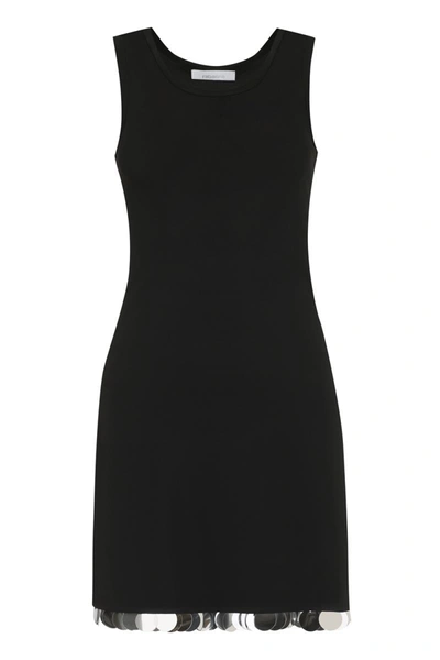Rabanne Viscose Mini Dress In Black