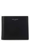 Saint Laurent East/west Bifold Wallet In Nero