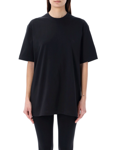 Y-3 Short Sleeves Logo T-shirt In Black