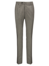 PT01 SUPER SLIM PIED DE POULE WOOL TROUSERS