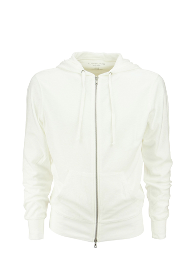 MAJESTIC HOODED SWEATSHIRT IN COTTON AND MODAL