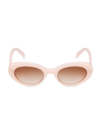 Celine Women's 50mm Oval Sunglasses In Pink