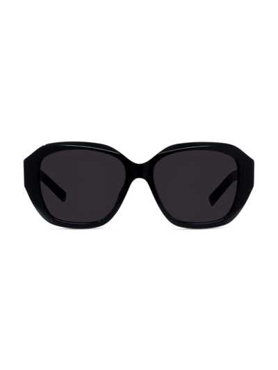 Givenchy Gv Day Acetate Square Sunglasses In Sblksmk