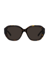 GIVENCHY WOMEN'S GVDAY 55MM ROUND SUNGLASSES