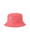 Polo Ralph Lauren Men's Cotton Chino Bucket Hat In Red