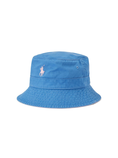 Polo Ralph Lauren Men's Cotton Chino Bucket Hat In Blue
