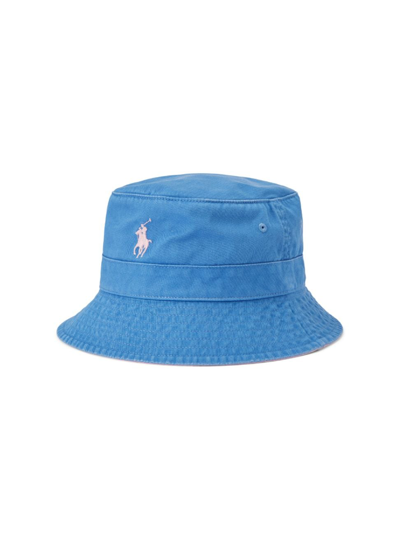 Polo Ralph Lauren Men's Cotton Chino Bucket Hat In New England Blue