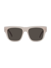 Givenchy Men's Rectangular 55mm Acetate Sunglasses In Brown