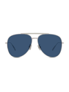 GIVENCHY MEN'S GVSPEED 59MM PILOT SUNGLASSES