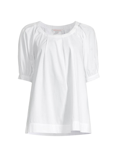 Frances Valentine Women's Zonda Cotton Top In White