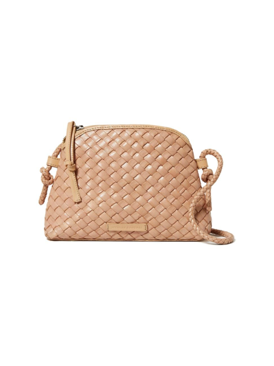 Loeffler Randall Women's Mini Marybeth Woven Leather Crossbody Bag In Pink