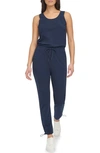 ANDREW MARC ANDREW MARC STRETCH COTTON JUMPSUIT