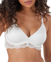 MAIDENFORM WOMEN'S YOUR LIFT WIRELESS LACE-TRIM BRA DM1196