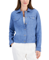 CHARTER CLUB WOMEN'S 100% LINEN JACKET, CREATED FOR MACY'S