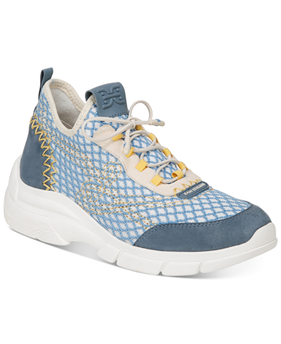 Sam Edelman Women's Chelsie Emblem Knit Lace-up Sneakers In Multi