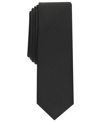 ALFANI MEN'S SOLID TEXTURED 2" NECKTIE, CREATED FOR MACY'S