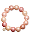 CHARTER CLUB GOLD-TONE BEADED BRACELET, CREATED FOR MACY'S