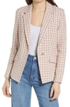 Blanknyc Check Blazer In Quick Thrills