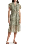 MELROSE AND MARKET MELROSE AND MARKET TIERED MIDI DRESS