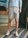 Faherty Regular Fit 9 Inch Shorts In Fossil