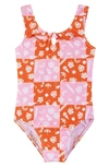 ANDY & EVAN KIDS' ONE-PIECE SWIMSUIT