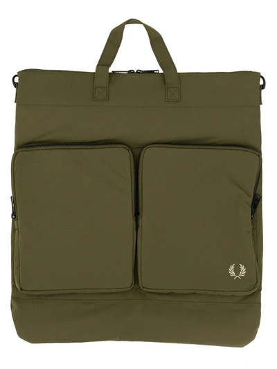 Fred Perry Bag "helmet" In Military Green