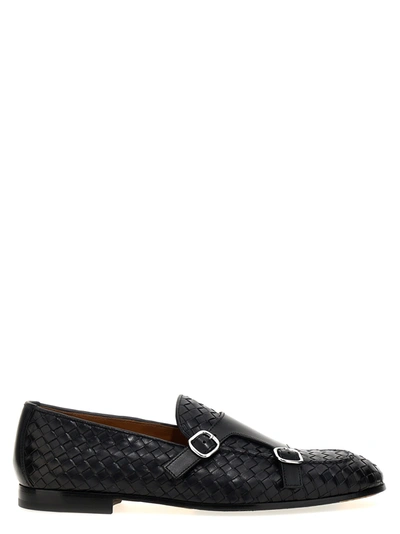 Doucal's Braided Loafers In Black