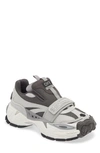 Off-white Glove Colour-block Panelled Sneakers In Grey Light Grey