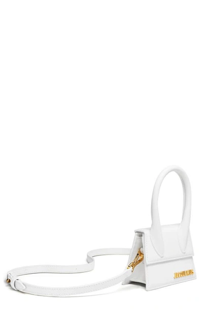 Jacquemus Le Chiquito Leather Top-handle Bag In White