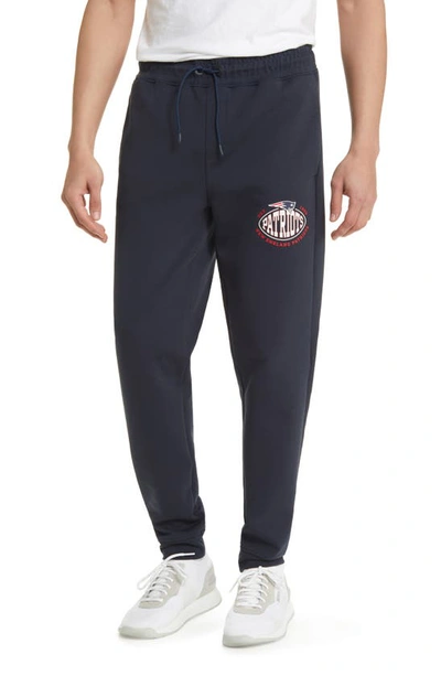 Hugo Boss Boss X Nfl Cotton Blend Joggers In New England Patriots Dark Blue