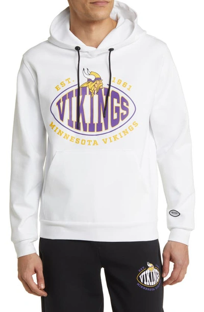 Hugo Boss Boss X Nfl Touchback Graphic Hoodie In Bears Open White